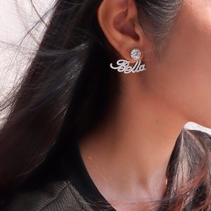 Back Jackets Drop ต่างหูเพชร (Make to oder)