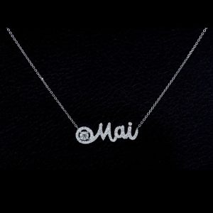 สร้อยคอจี้ ตัวอักษร (Make to oder)