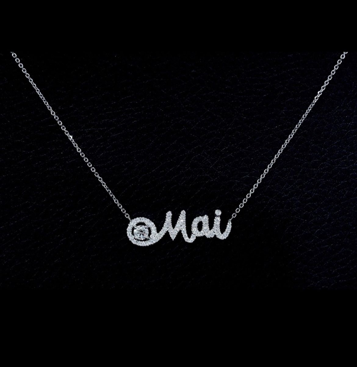 สร้อยคอจี้ ตัวอักษร (Make to oder)