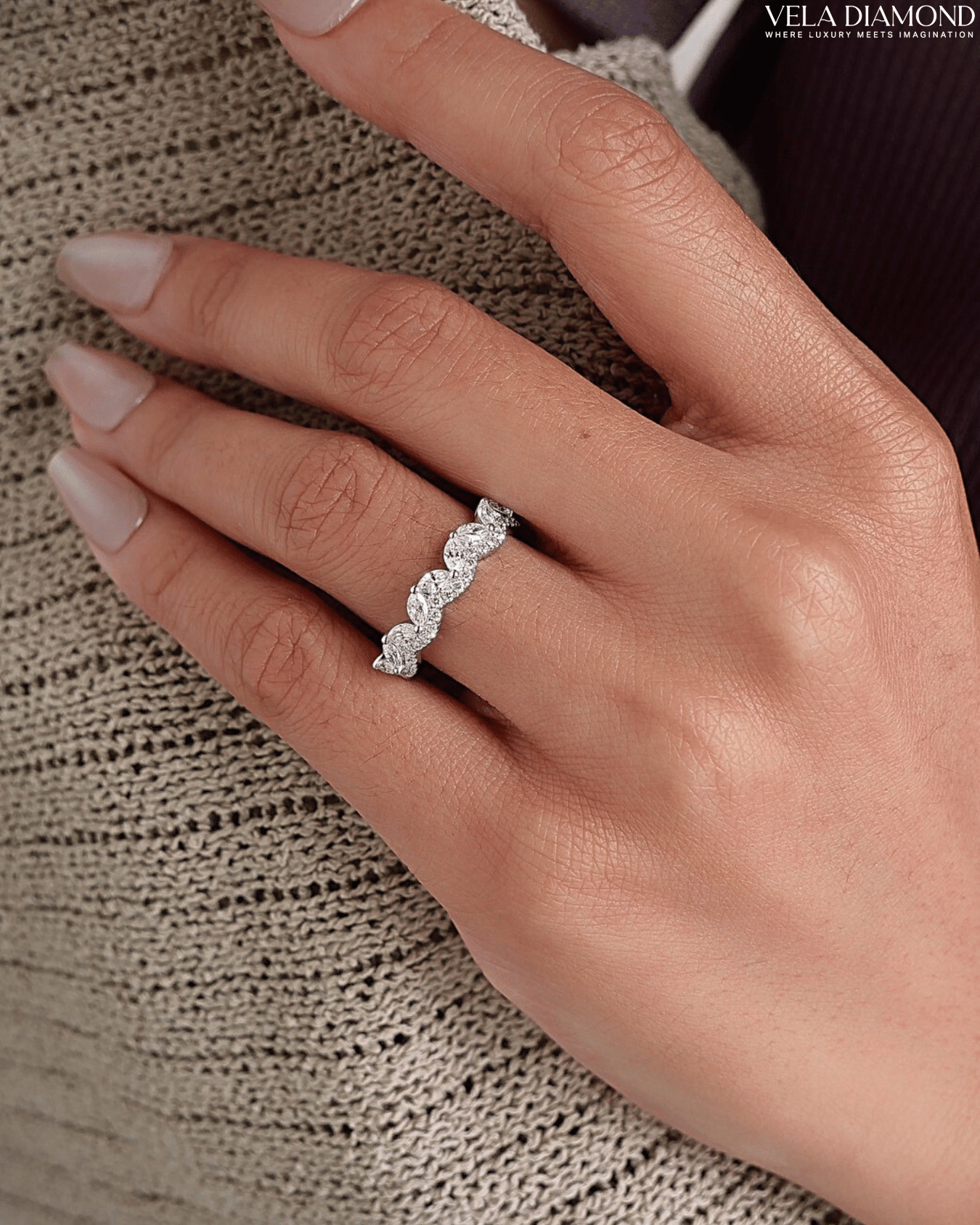 แหวนเพชร Timeless Curve Diamond Ring - Image 2