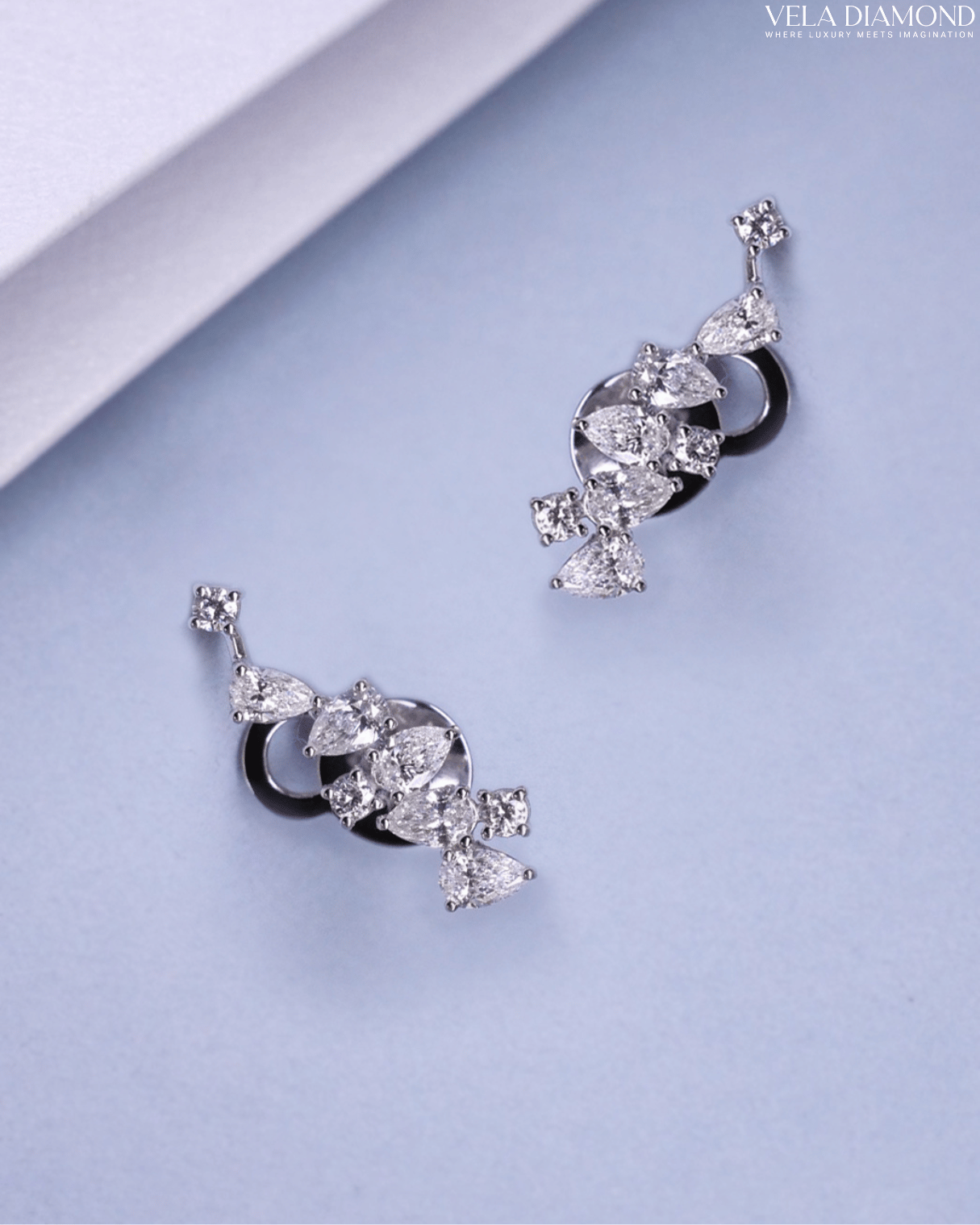 ต่างหูเพชร Vela Earclimber - Image 4