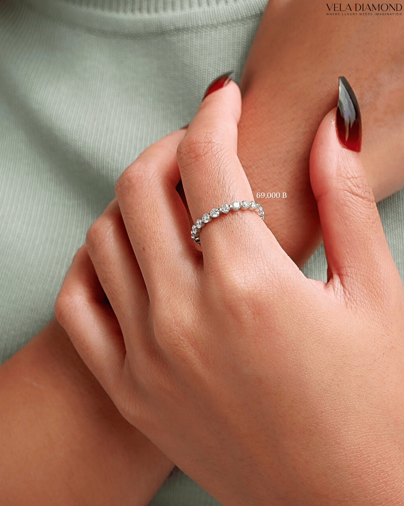 Vela Round Diamond Floating Band 0.83 ct - Image 2