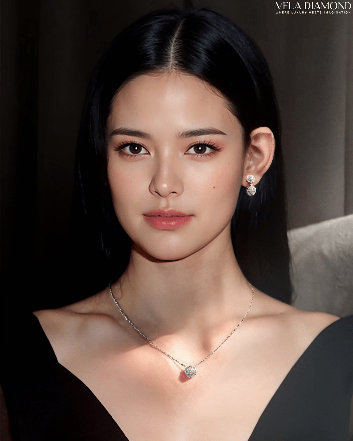 Vela Twist Convertible Diamond Earrings - Image 8