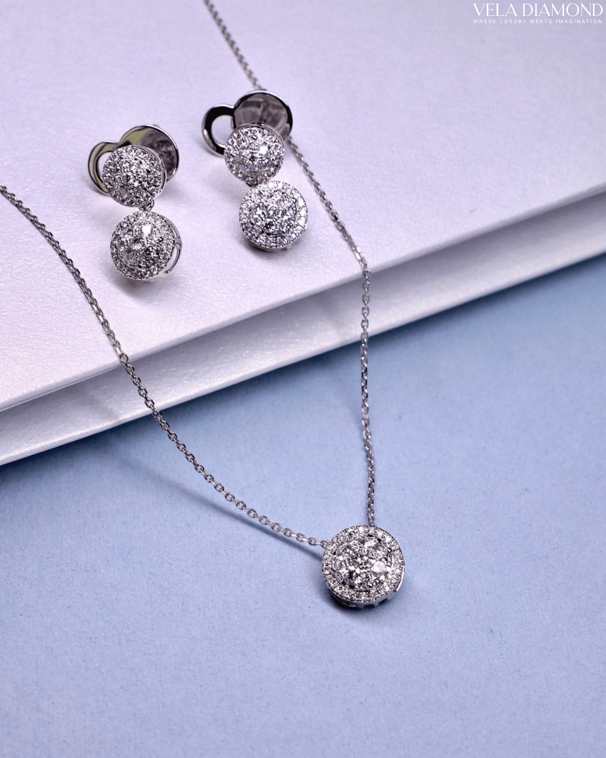 Vela Twist Convertible Diamond Earrings - Image 7