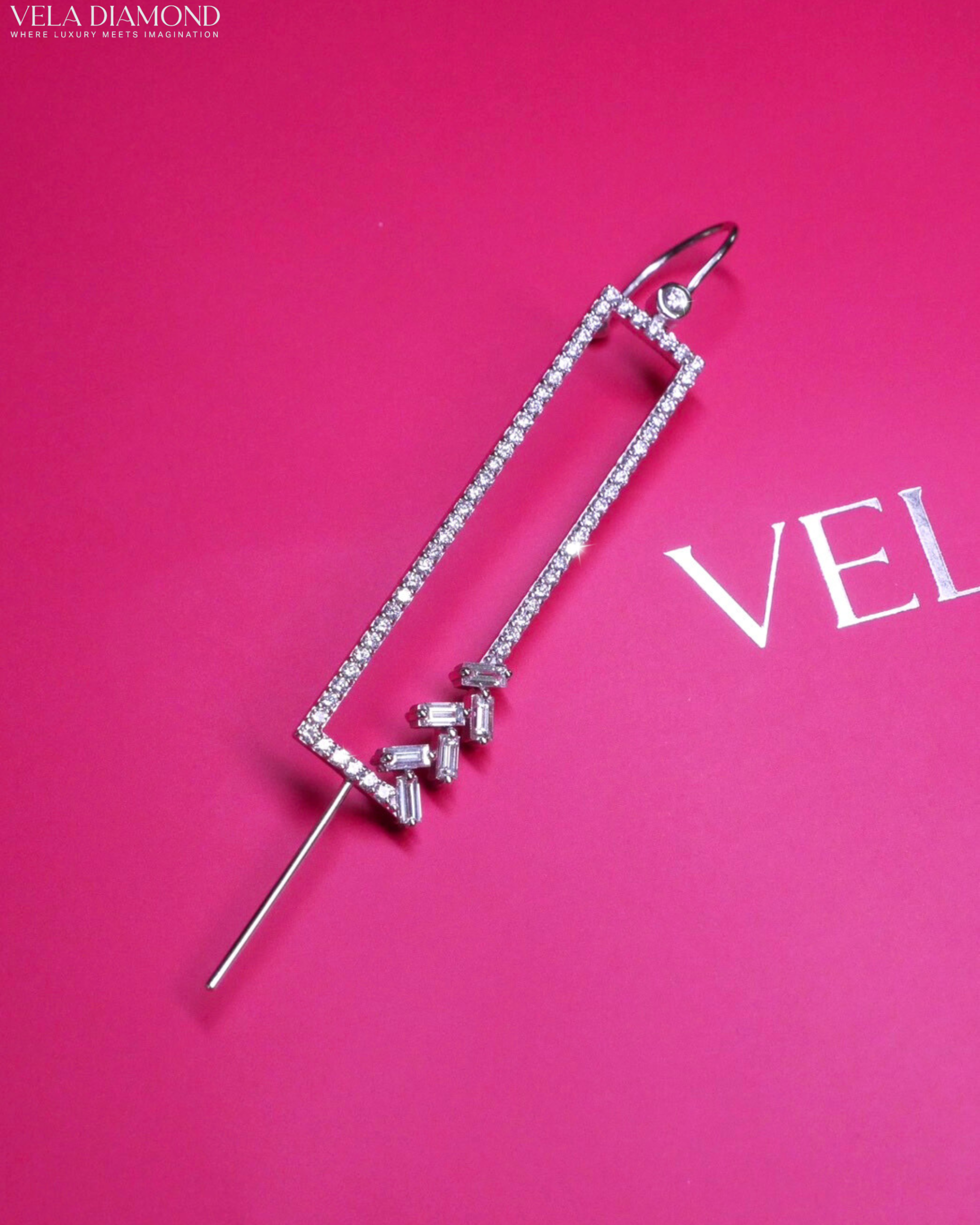 ต่างหูเพชร Statement Earcuff 0.87 ct