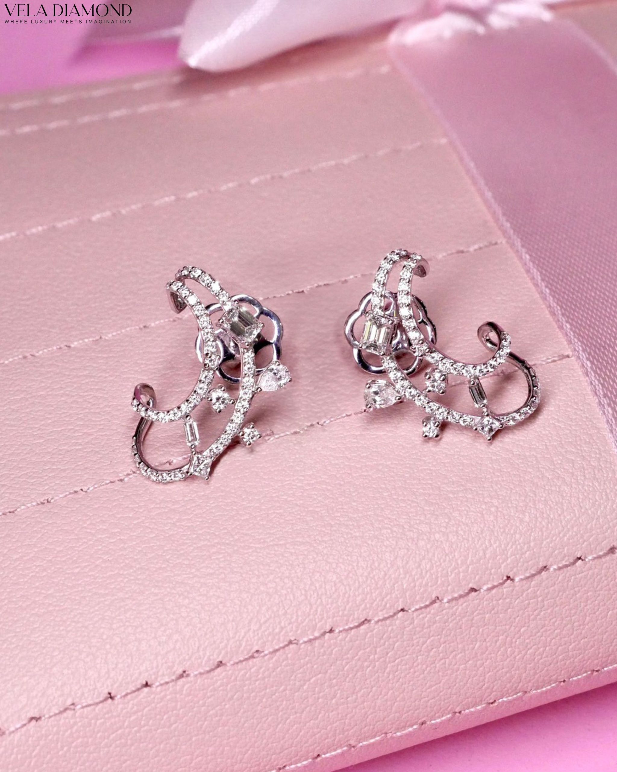 ต่างหูเพชร Vela Mix Fancy Shape