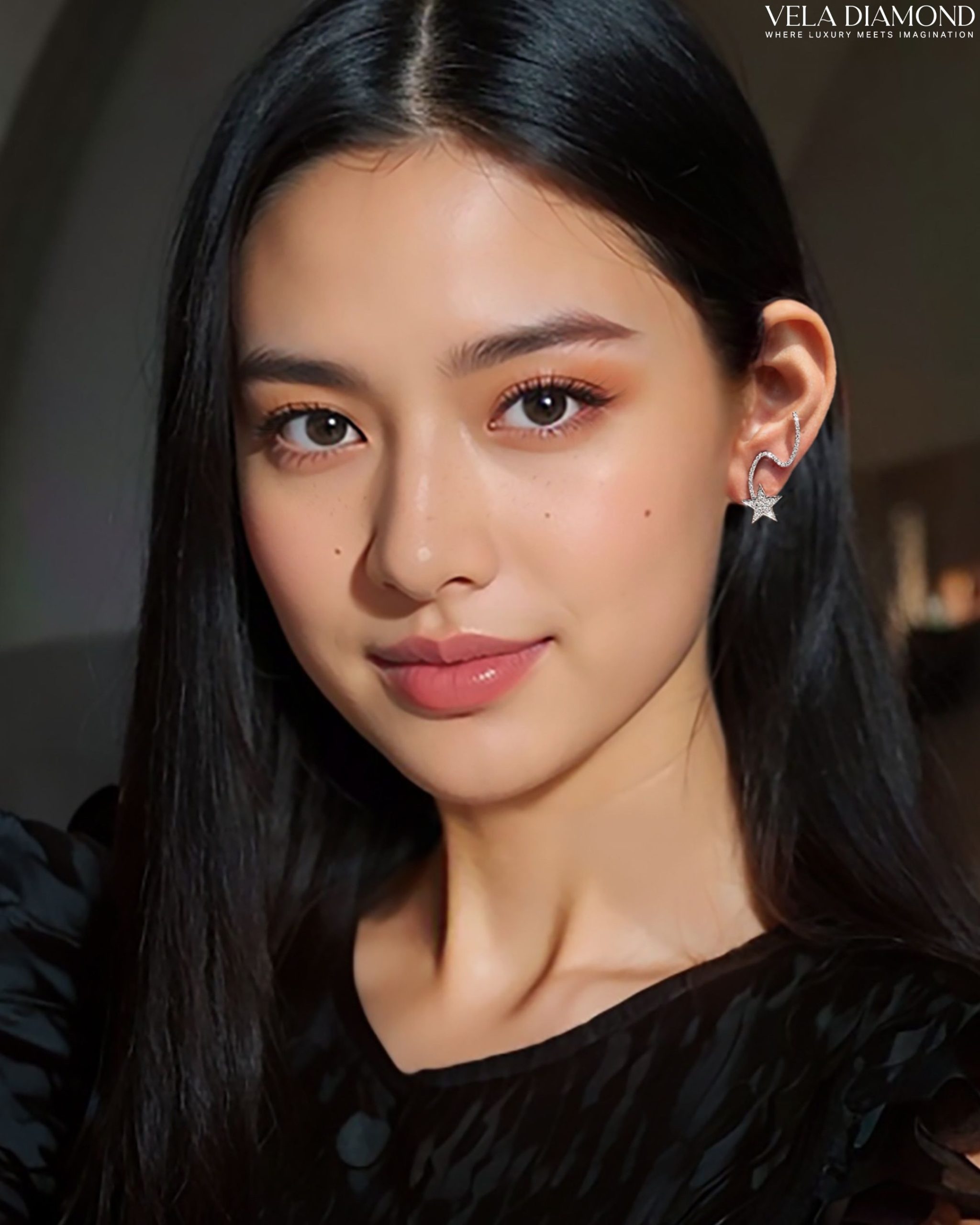 ต่างหูเพชร Luminous Star Diamond - Image 3