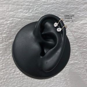 Vela Round Diamond Earcuff