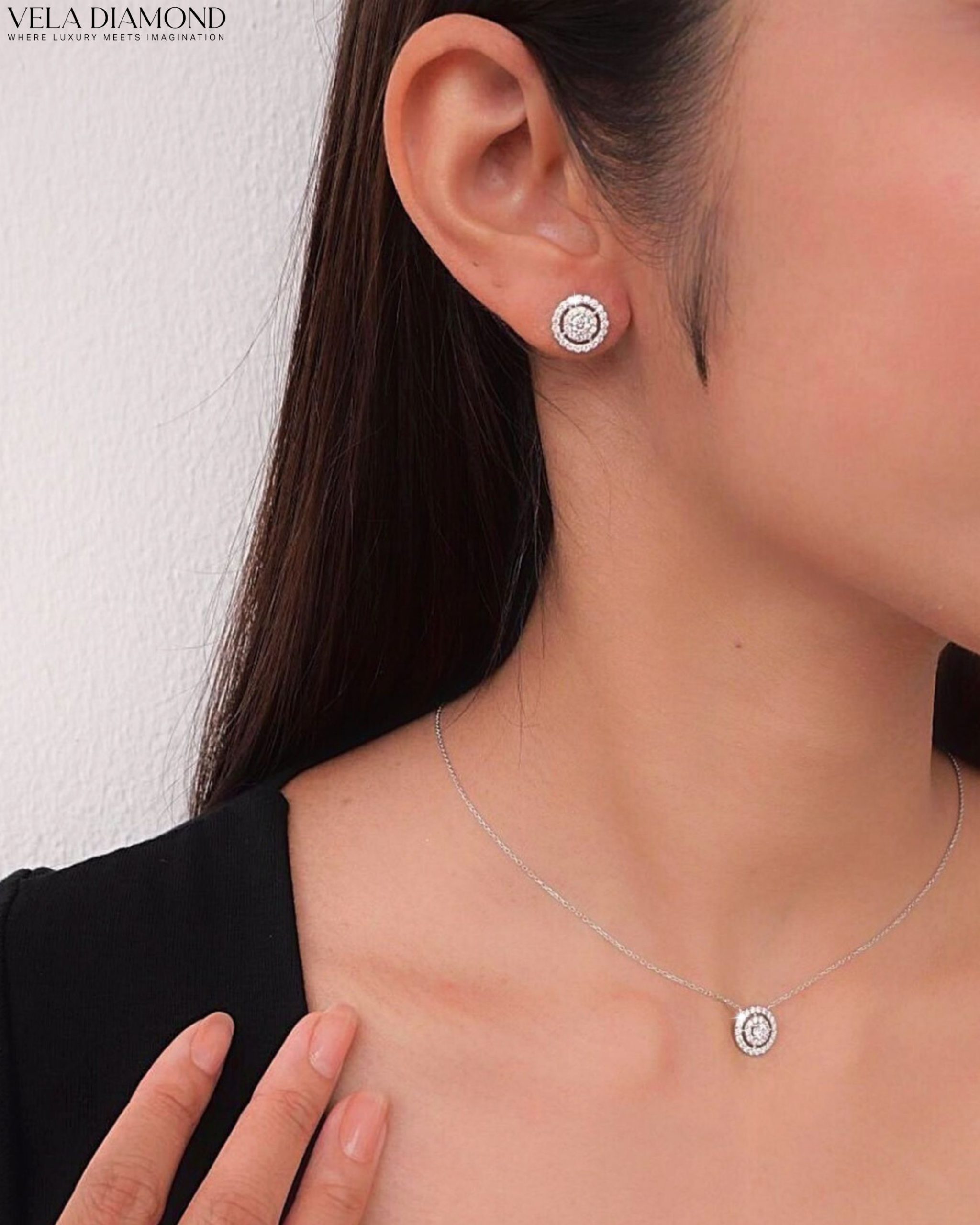 ต่างหูเพชร Vela Eternal Elegance - Image 2