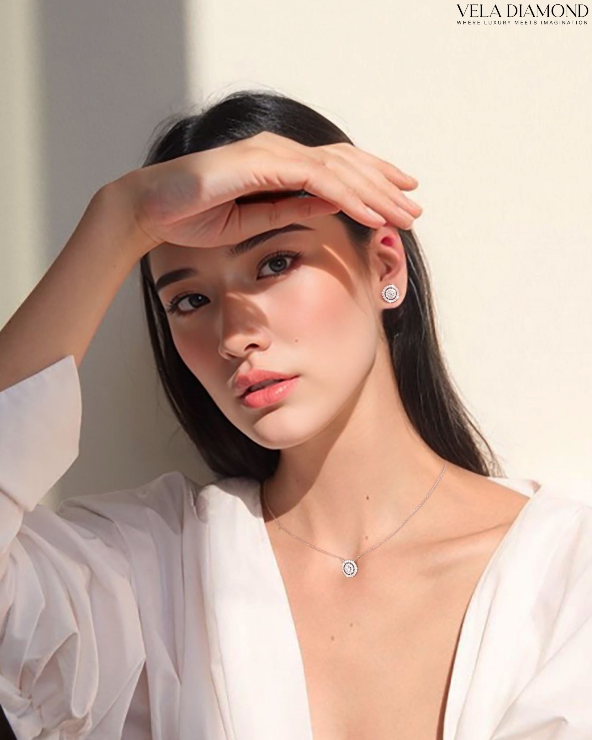 ต่างหูเพชร Vela Eternal Elegance - Image 3