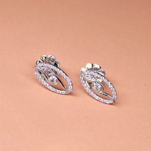 ต่างหูเพชร Minimal Sparkle