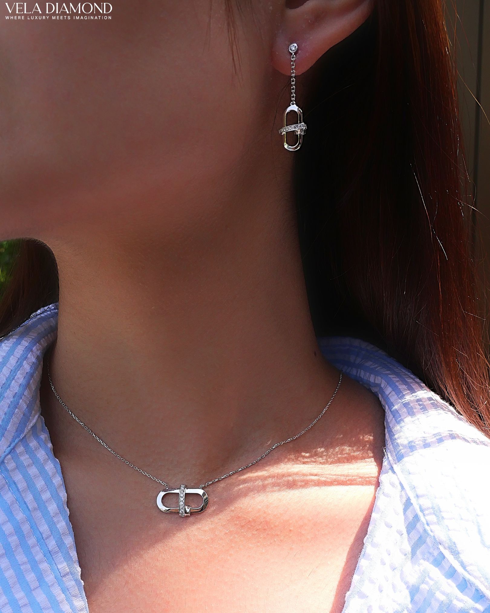 ต่างหูเพชร Vela Soft Sparkle - Image 3