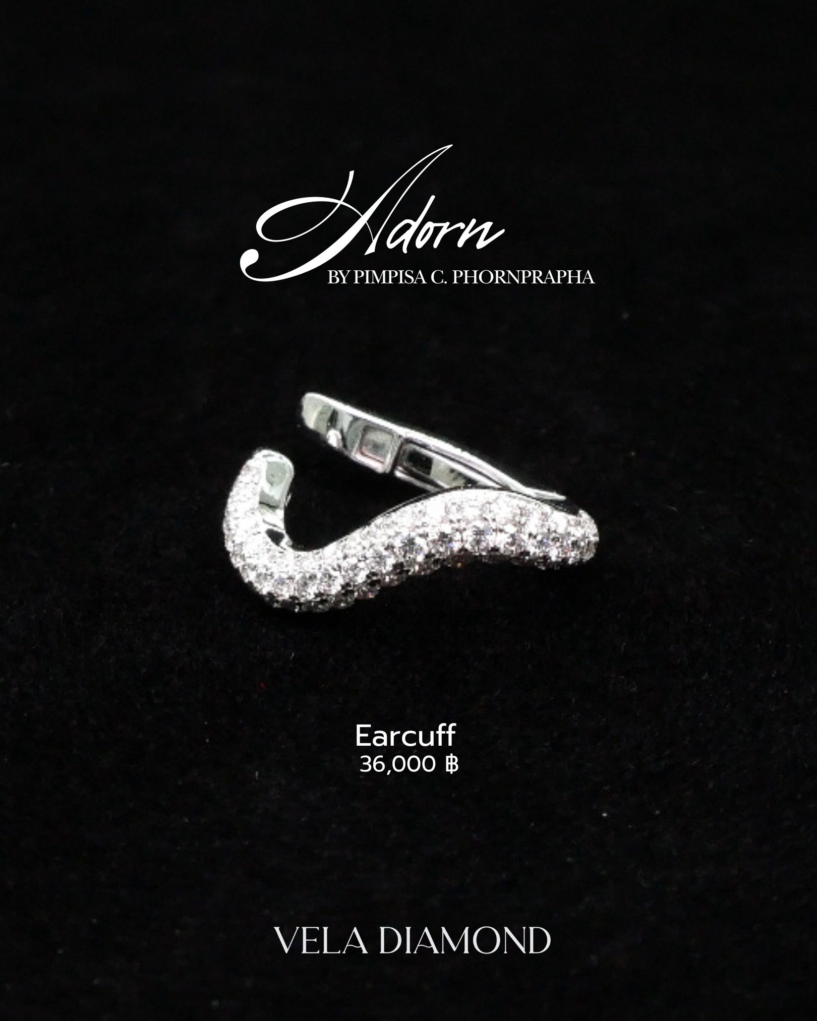 Adorn Pavé Diamond Earcuff — Adorn Collection