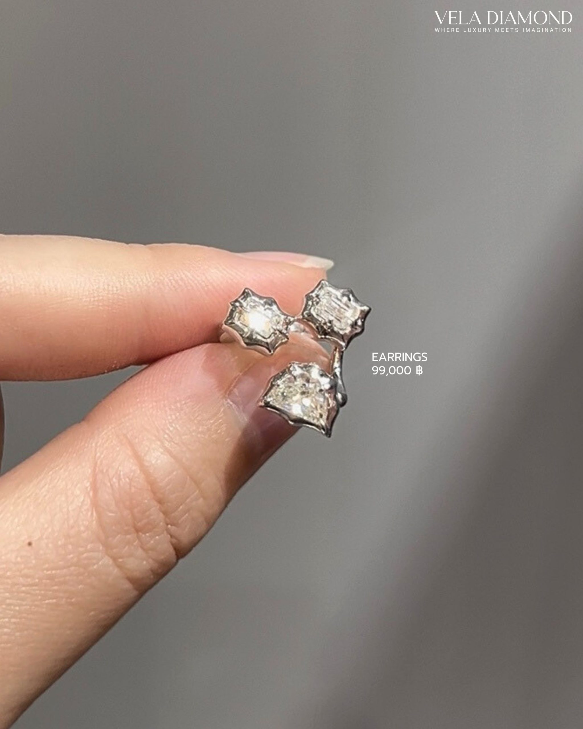 Vela Halfmoon Diamond Earcuff (Limited Piece)